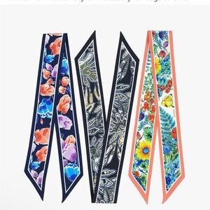 New floral silky scarf choose one